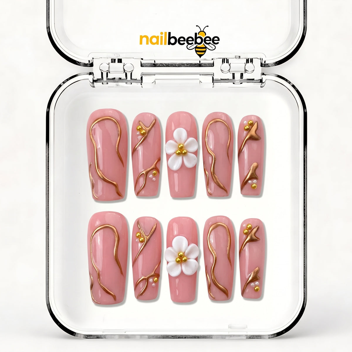 NB-Z160 Handmade Short Square Acrylic for Date Night,Travel
