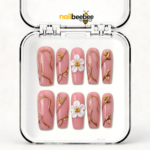 NB-Z160 Handmade Short Square Acrylic for Date Night,Travel