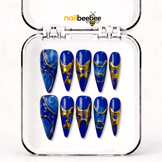 NB-S92 Handmade Medium Stiletto Acrylic for Date Night,Travel