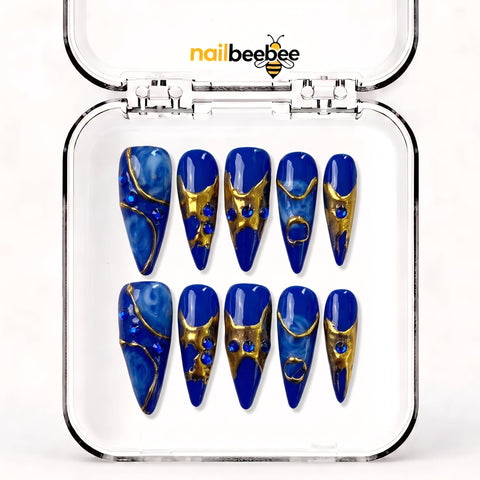 NB-S92 Handmade Medium Stiletto Acrylic for Date Night,Travel
