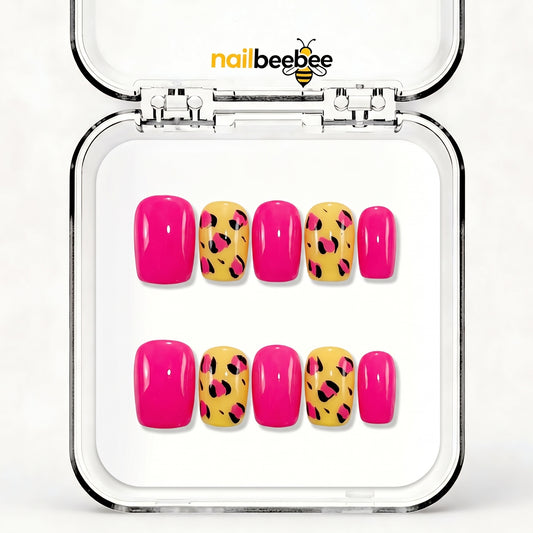 NB-D128 Handmade Short Square Acrylic for Date Night,Travel
