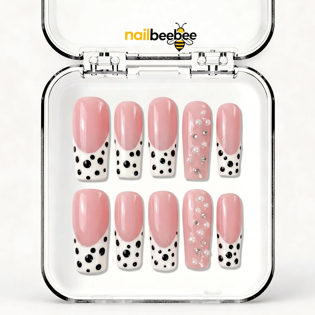 NB-Z251 Handmade Short Square Acrylic for Date Night,Travel