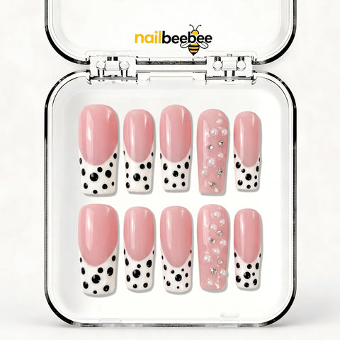 NB-Z251 Handmade Short Square Acrylic for Date Night,Travel