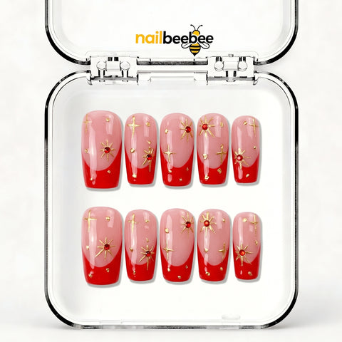 NB-D93 Handmade Short Square Acrylic for Date Night,Travel