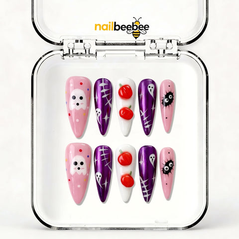 NB-S229 Handmade Medium Stiletto Acrylic for Date Night,Travel