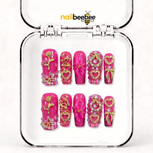 NB-Z2 Handmade Short Square Acrylic for Date Night,Travel