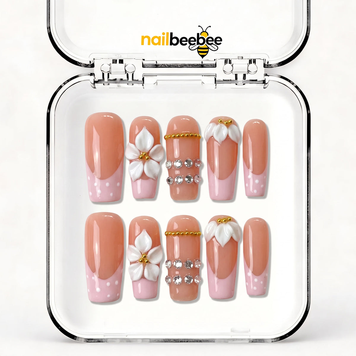 NB-Z188 Handmade Short Square Acrylic for Date Night,Travel