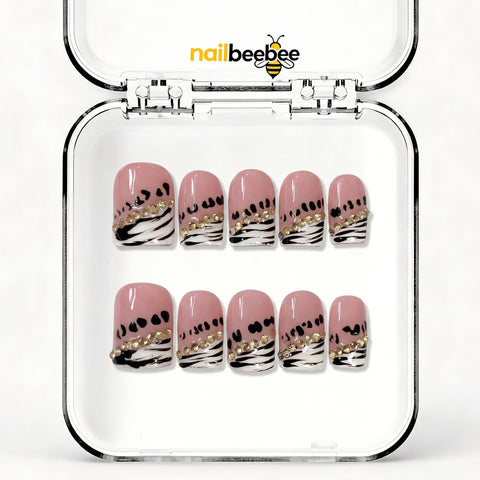 NB-D163 Handmade Short Square Acrylic for Date Night,Travel