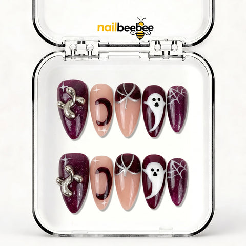 NB-X99 Handmade Short Almond Acrylic for Date Night,Travel