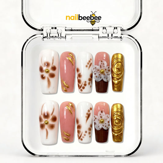 NB-Z262 Handmade Short Square Acrylic for Date Night,Travel