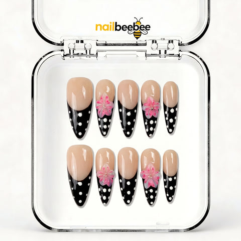 NB-S262 Handmade Medium Stiletto Acrylic for Date Night,Travel