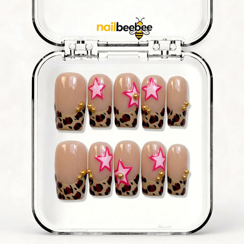 NB-D120 Handmade Short Square Acrylic for Date Night,Travel