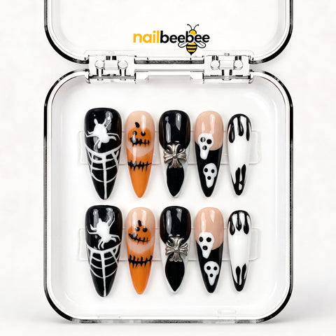 NB-S144 Handmade Medium Stiletto Acrylic for Date Night,Travel