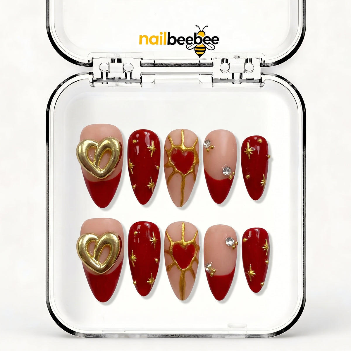 NB-X109 Handmade Short Almond Acrylic for Date Night,Travel