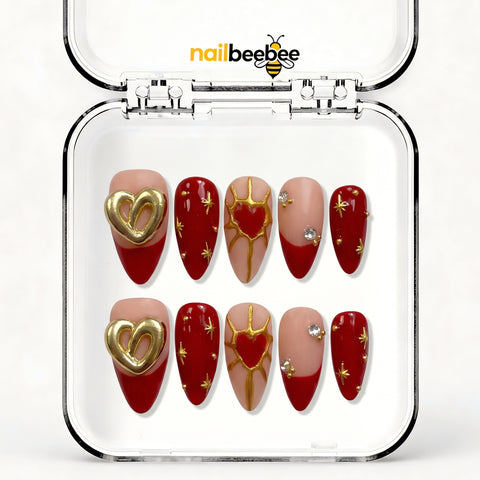 NB-X109 Handmade Short Almond Acrylic for Date Night,Travel