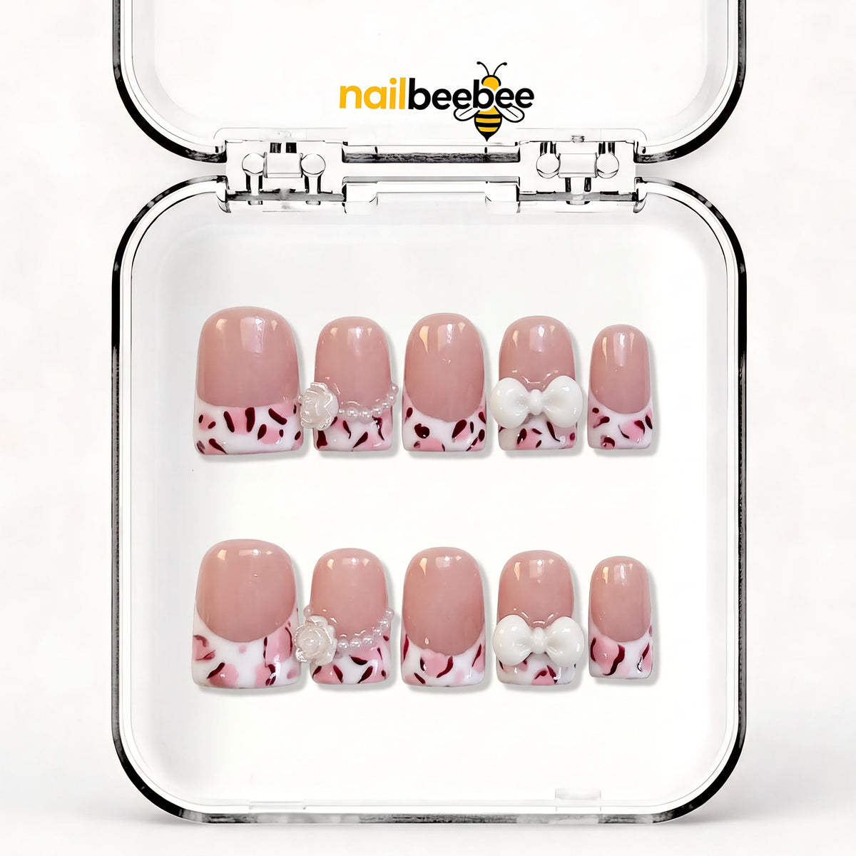 NB-D106 Handmade Short Square Acrylic for Date Night,Travel