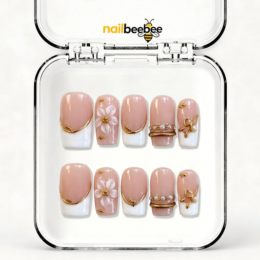 NB-D154 Handmade Short Square Acrylic for Date Night,Travel