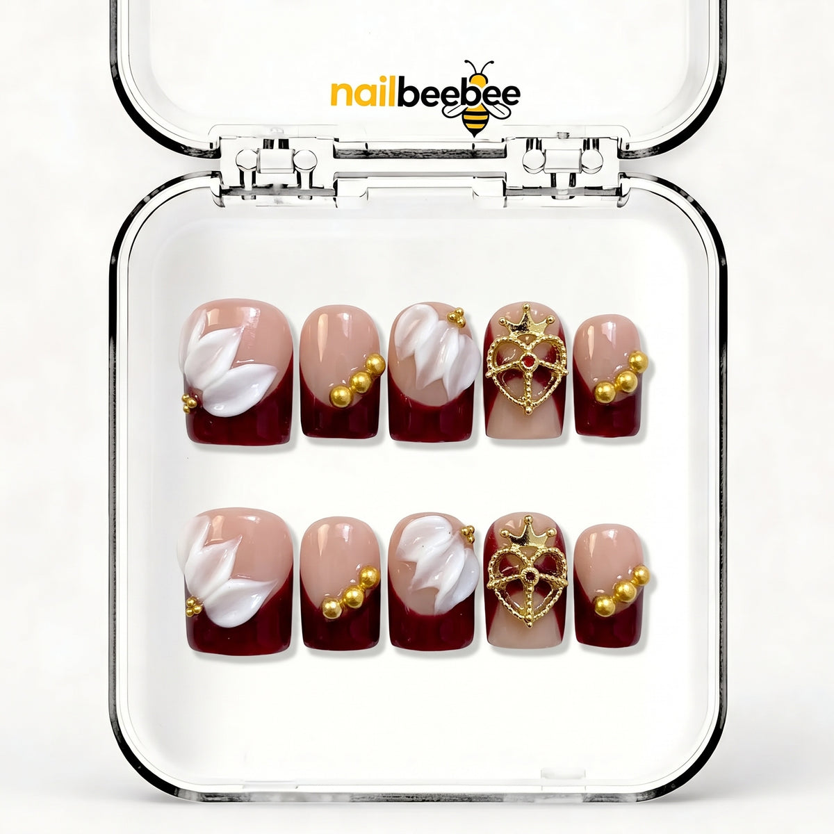 NB-D150 Handmade Short Square Acrylic for Date Night,Travel