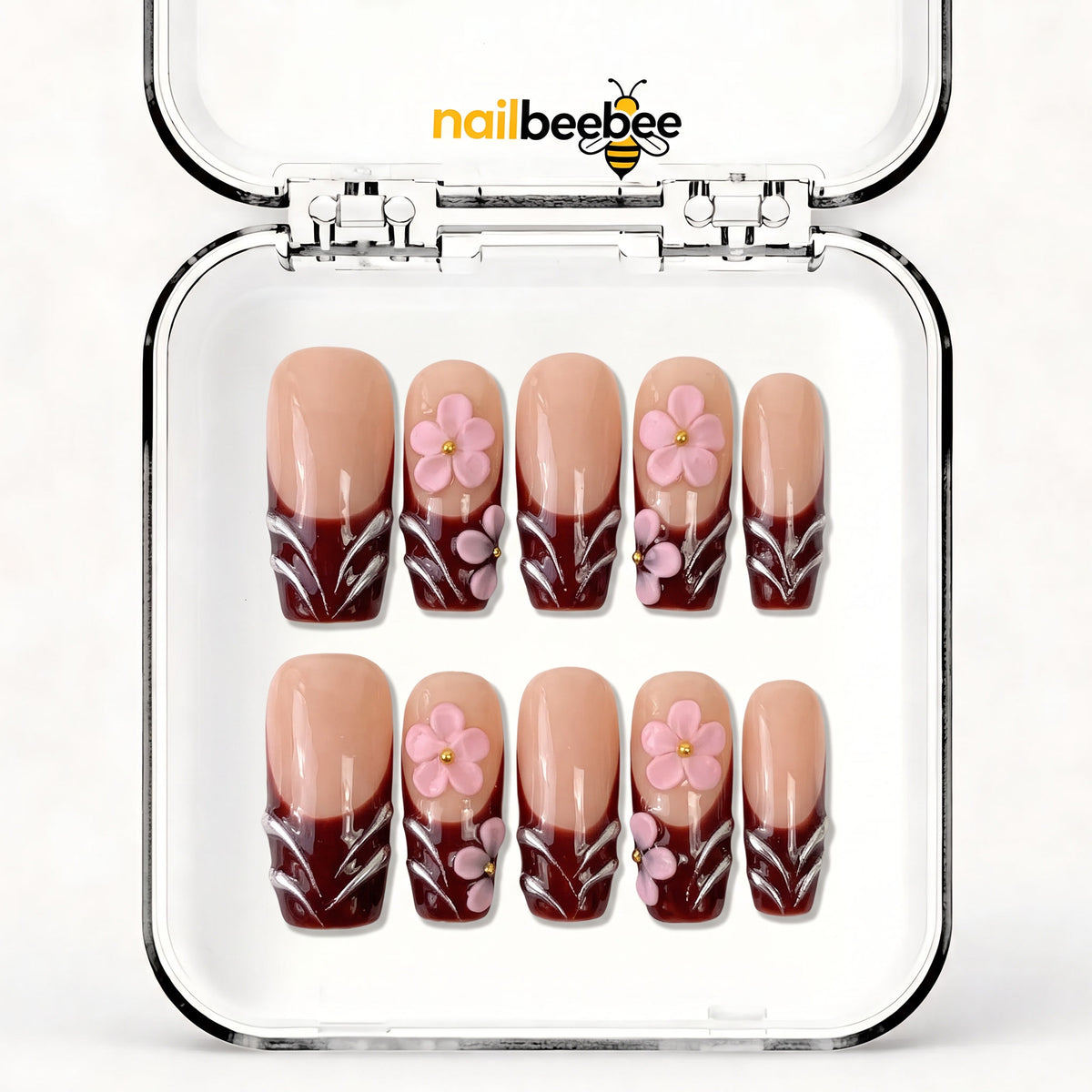 NB-Z181 Handmade Short Square Acrylic for Date Night,Travel