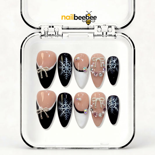 NB-X108 Handmade Short Almond Acrylic for Date Night,Travel