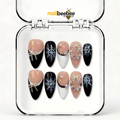 NB-X108 Handmade Short Almond Acrylic for Date Night,Travel
