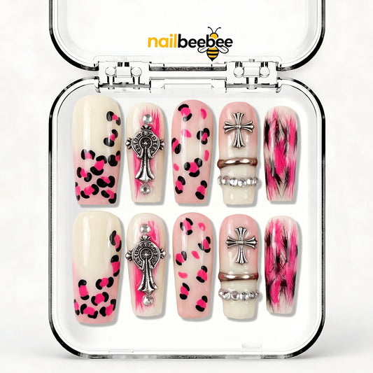 NB-Z253 Handmade Short Square Acrylic for Date Night,Travel