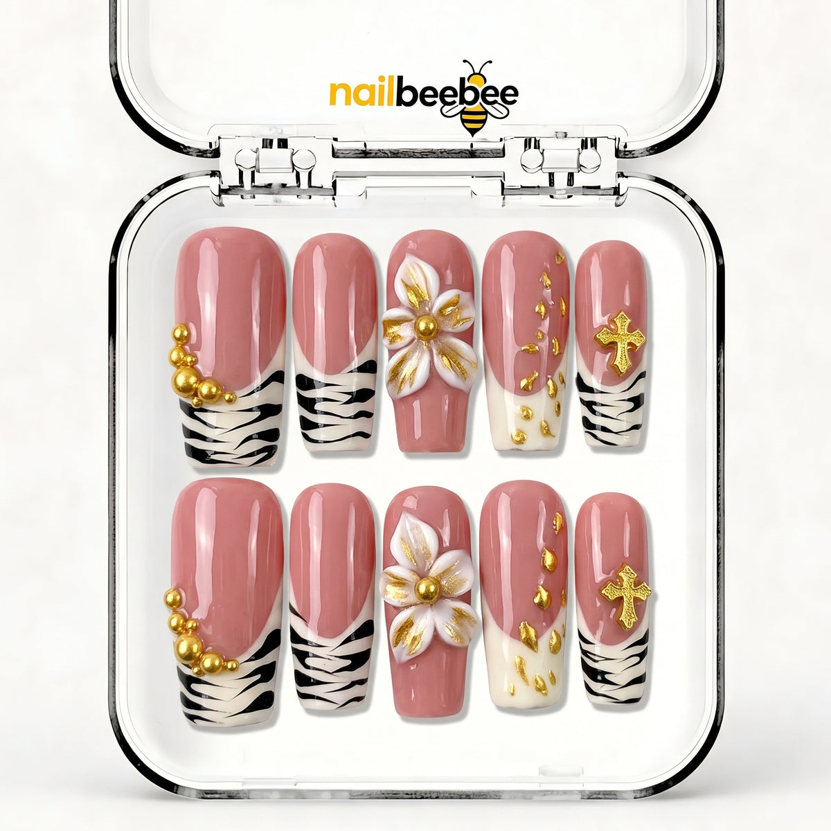NB-Z239 Handmade Short Square Acrylic for Date Night,Travel