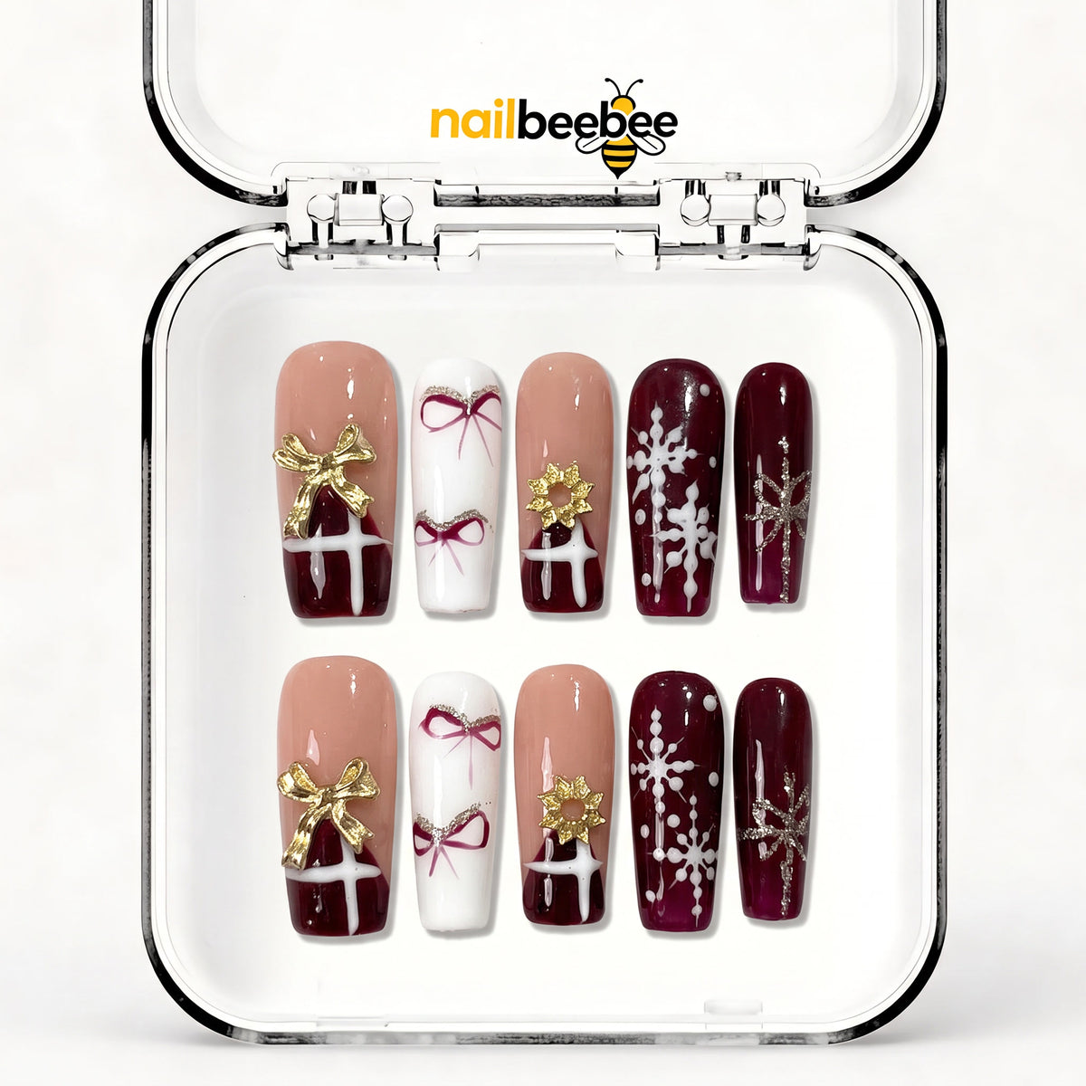 NB-Z152 Handmade Short Square Acrylic for Date Night,Travel