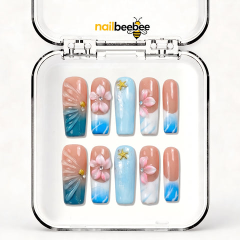 NB-Z141 Handmade Short Square Acrylic for Date Night,Travel