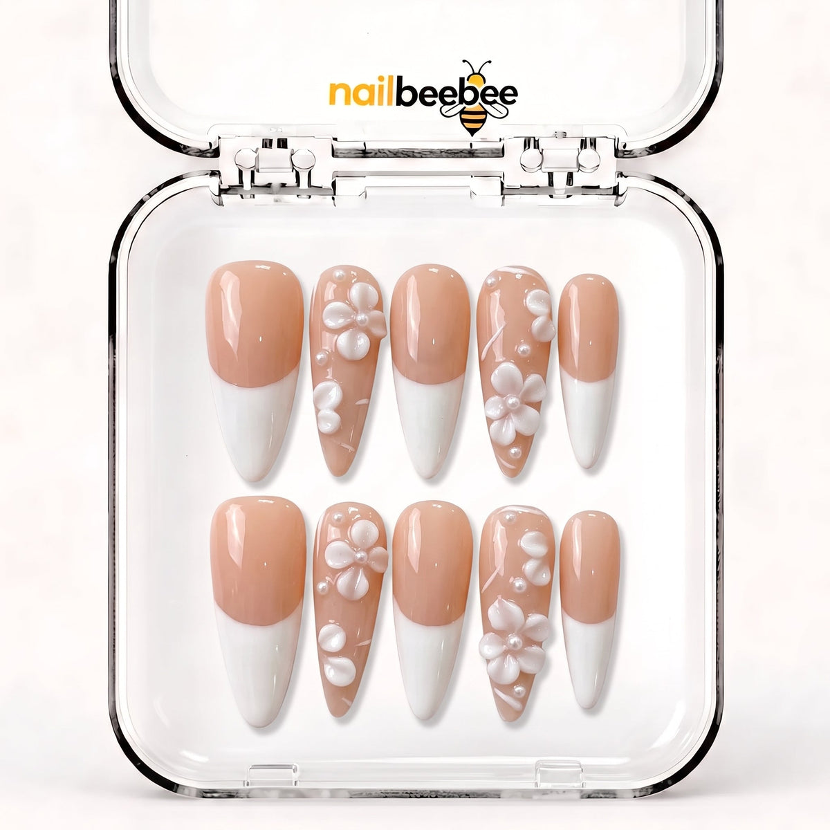NB-S115 Handmade Medium Stiletto Acrylic for Date Night,Travel