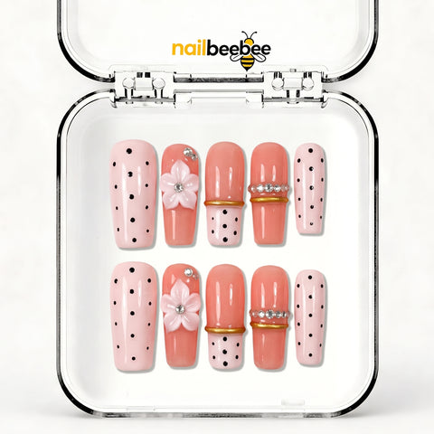 NB-Z140 Handmade Short Square Acrylic for Date Night,Travel