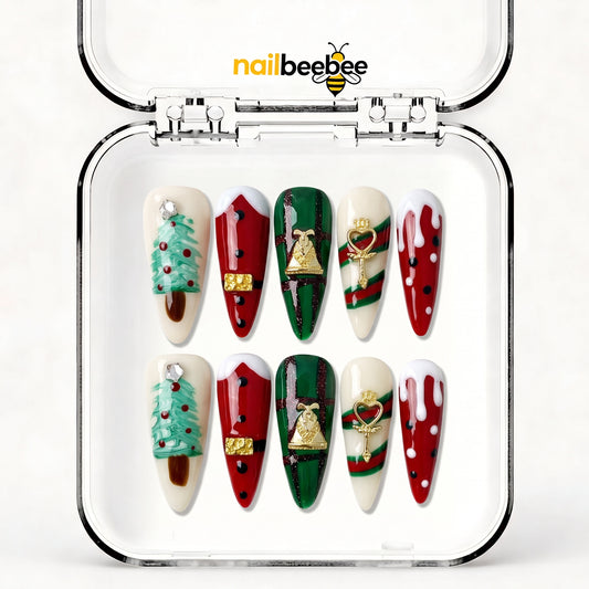 NB-S161 Handmade Medium Stiletto Acrylic for Date Night,Travel