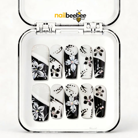 NB-Z241 Handmade Short Square Acrylic for Date Night,Travel