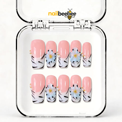 NB-Z207 Handmade Short Square Acrylic for Date Night,Travel