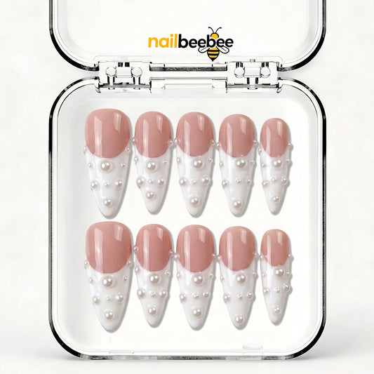 NB-S254 Handmade Medium Stiletto Acrylic for Date Night,Travel