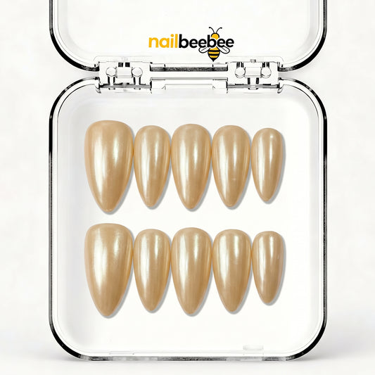 NB-X112 Handmade Short Almond Acrylic for Date Night,Travel