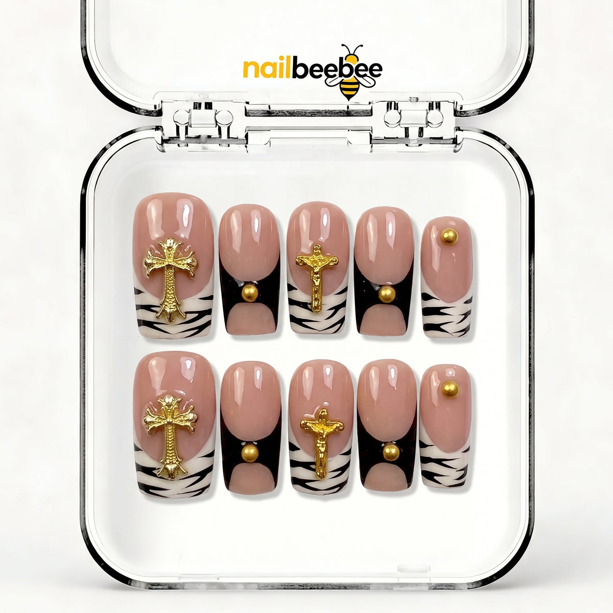 NB-D172 Handmade Short Square Acrylic for Date Night,Travel