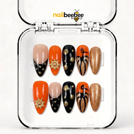 NB-X105 Handmade Short Almond Acrylic for Date Night,Travel