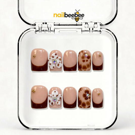 NB-D100 Handmade Short Square Acrylic for Date Night,Travel