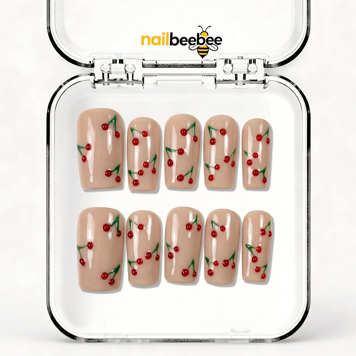 NB-D164 Handmade Short Square Acrylic for Date Night,Travel