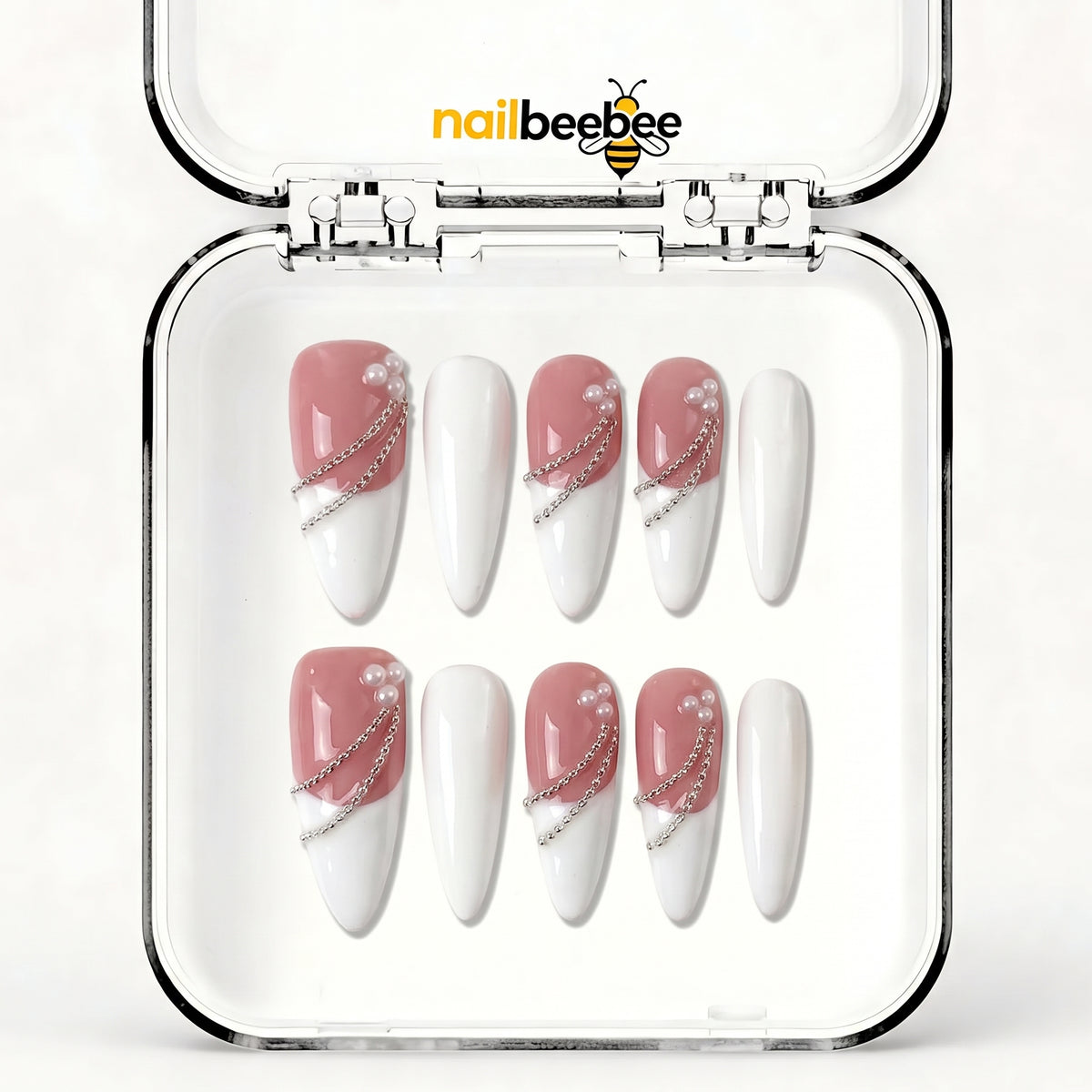 NB-S216 Handmade Medium Stiletto Acrylic for Date Night,Travel