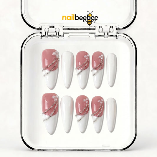 NB-S216 Handmade Medium Stiletto Acrylic for Date Night,Travel