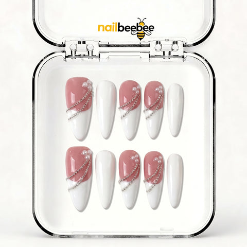 NB-S216 Handmade Medium Stiletto Acrylic for Date Night,Travel