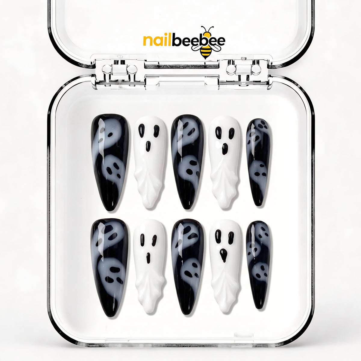 NB-S152 Handmade Medium Stiletto Acrylic for Date Night,Travel