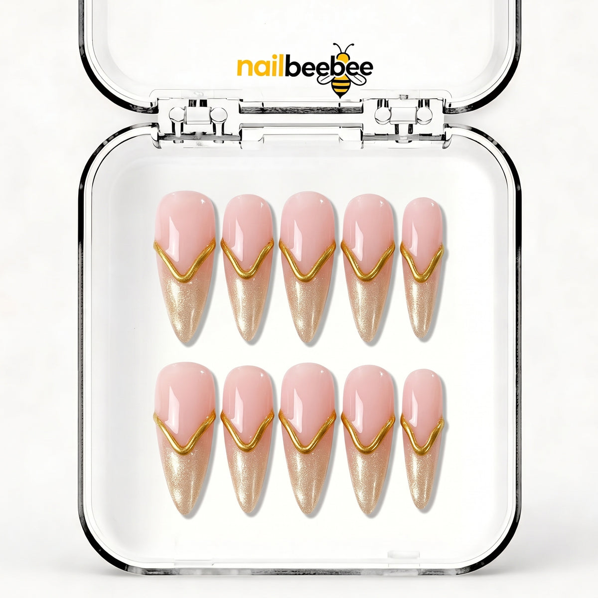 NB-S124 Handmade Medium Stiletto Acrylic for Date Night,Travel