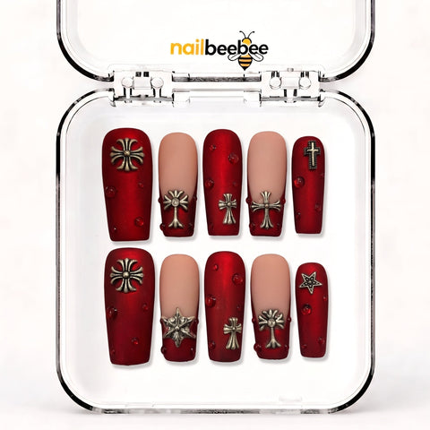NB-Z116 Handmade Short Square Acrylic for Date Night,Travel