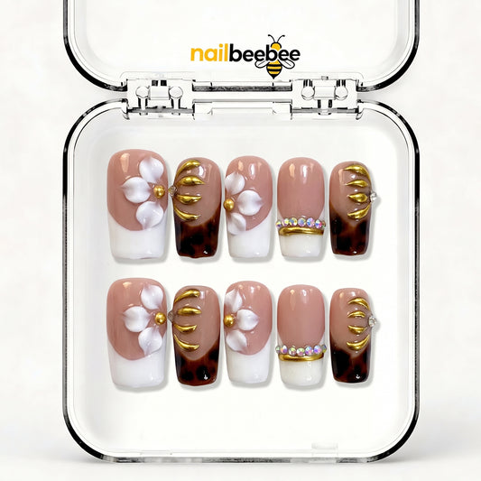 NB-D169 Handmade Short Square Acrylic for Date Night,Travel