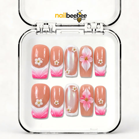 NB-D91 Handmade Short Square Acrylic for Date Night,Travel