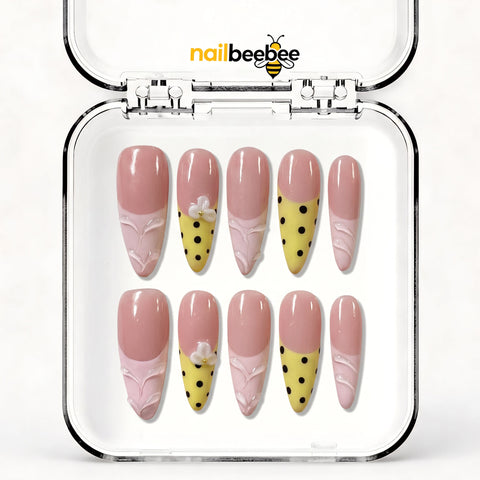 NB-S184 Handmade Medium Stiletto Acrylic for Date Night,Travel