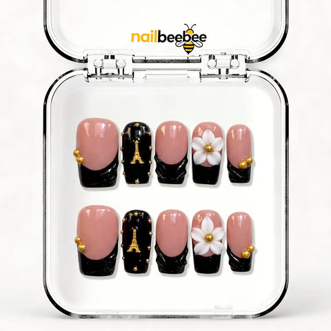 NB-D191 Handmade Short Square Acrylic for Date Night,Travel